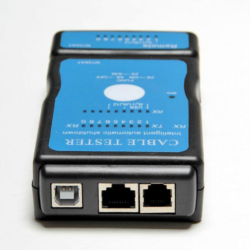 Probador LAN de red de RJ-45 RJ-11, con Cable USB, LAN, multimodular, RJ45, Cat5, RJ11
