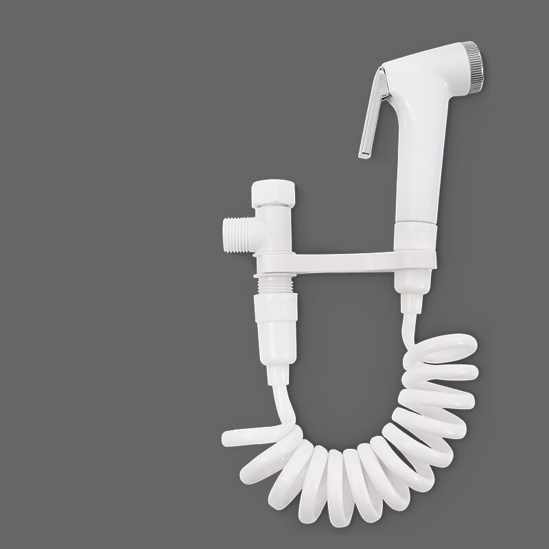 1pc Portable ABS Plastic Fart Handheld Toilet Flusher Pressurized Bidet Sprayer Nozzle Shower Head Seat Bathroom Kit