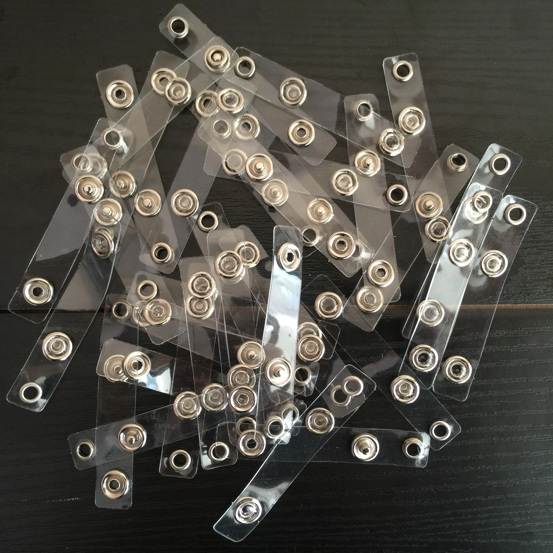 10 kpl/erä läpinäkyvä kirkas henkilökorttipidike kaulanauha nimikortti avaimenperät merkkipidikkeen tarvikkeet