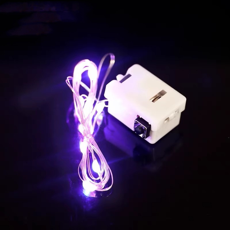 With battery 20 Pack String Fairy Lights Silver Copper Wire Battery Powered Decorations Lights For Wedding Party Christmas Decor: XXL / light yellow