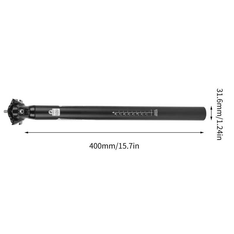 Fiets Zadelpen 27.2/30.9/31.6Mm Mountainbike Zadelpen Fiets Verstelbare Aluminium Zadel Post 400Mm zitbuis