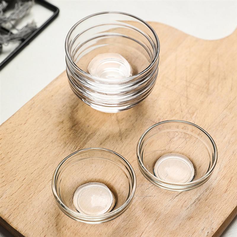 12Pcs Lead-Free Glass Material Bowls Pudding Jelly Glass Bowls Cake Molds Pudding Jelly Glass Bowl Cake Mould