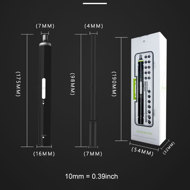 Mini Draagbare Elektrische Schroevendraaier Usb Opladen Schroevendraaier Cordless Power Schroevendraaier Boor Schroevendraaier Reparatie Set