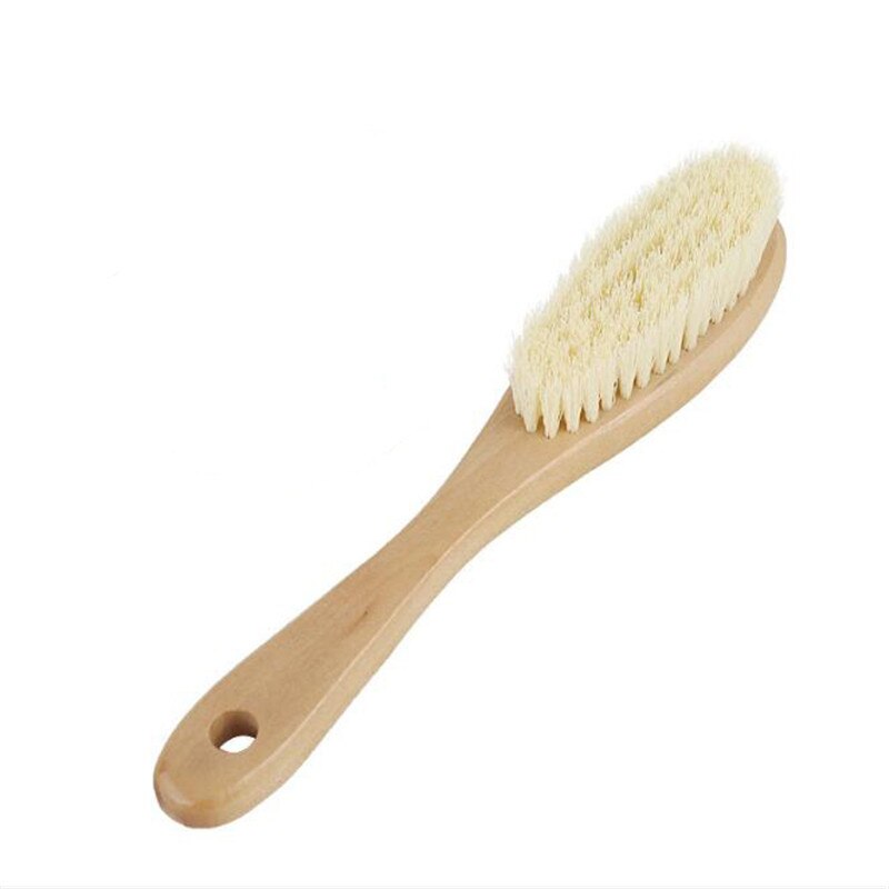 Natuurlijke Houten Handvat Schoon Borstel Multifunctionele Kleding Borstel Schoonmaak Tool Schoenen Borstel Voor Thuis Wasserij Stomerij