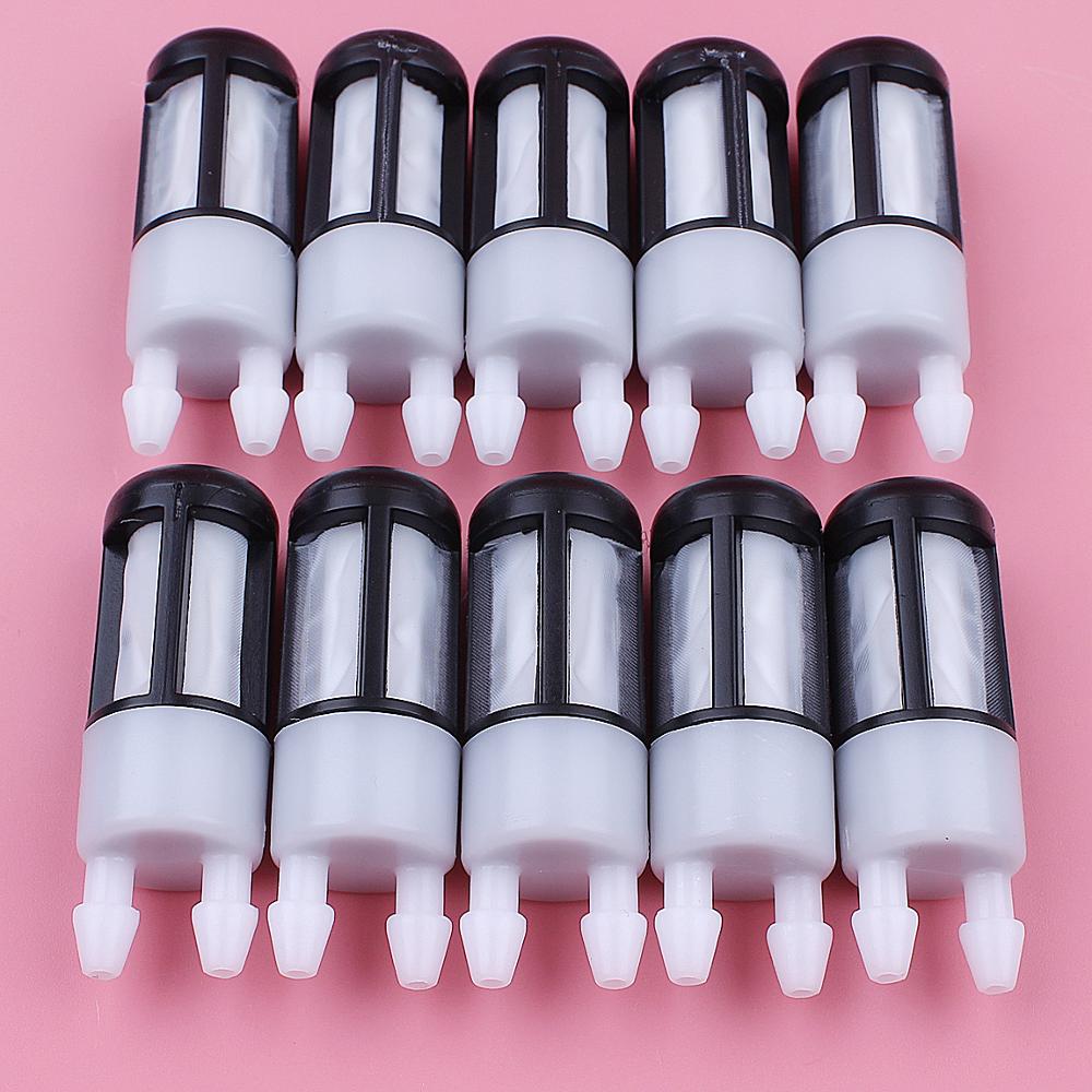 10 stks/partij Dual Port Fuel Filter Voor Stihl BR600 BR550 BR500 BR 600 550 500 Blower Vervanging Onderdeel 4282 007 3600