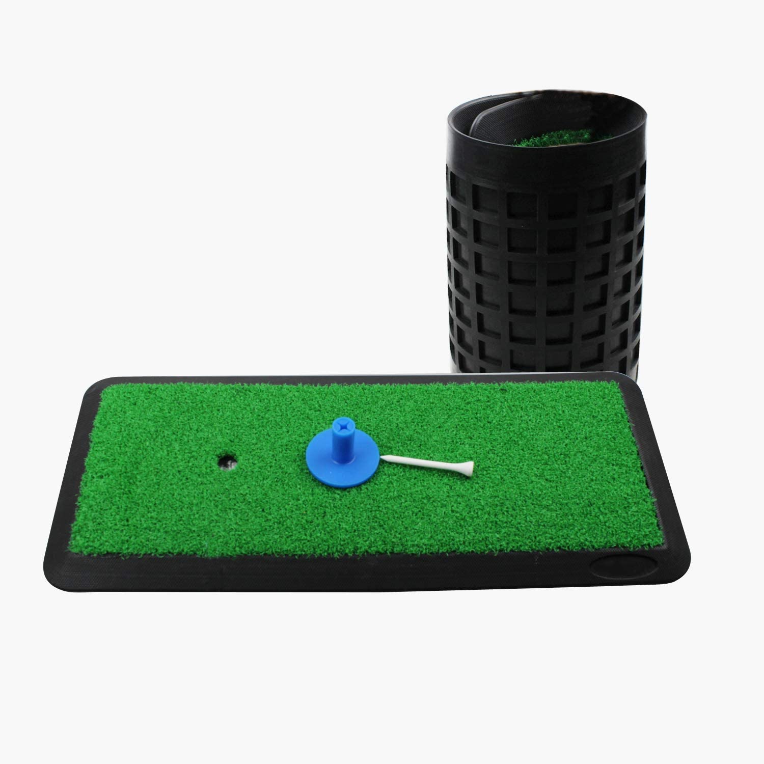 CRESTGOLF Golfnet - 2m/3m - Træningsnet Indendørs/Udendørs - Golfmåtter: Stil 2 golfmåtte