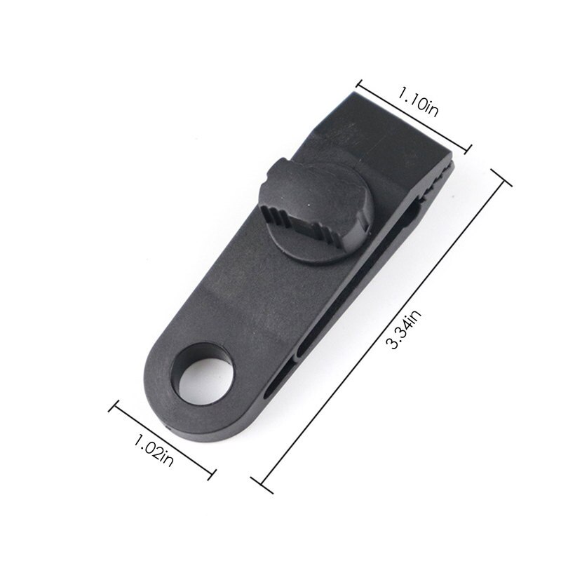 10-piece Clip Heavy Duty Durable Advanced Lock Tent Clip For Awning Canopy Camping Tarpaulin Caravan
