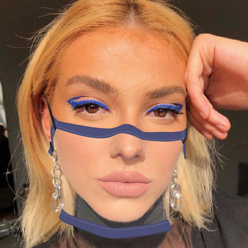 Mouth Caps Adult 5PC Mini Shield Washable Reusable Comfortable ma$k Transparent Visual ma$k Pantalla Proteccion Facial