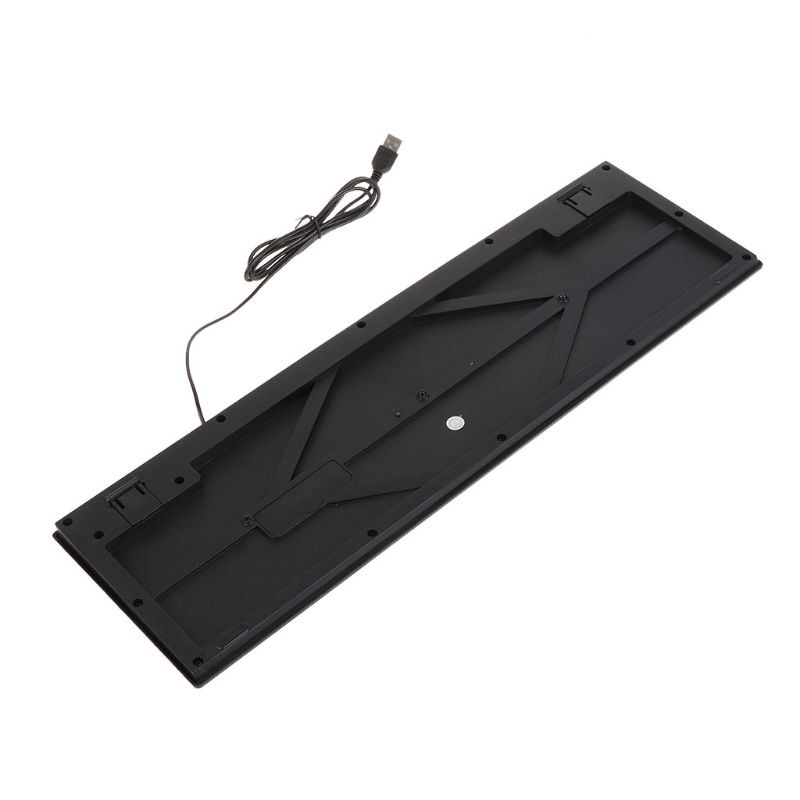 French/ English Silent Keyboard Waterproof Office Keyboard for Windows Computer