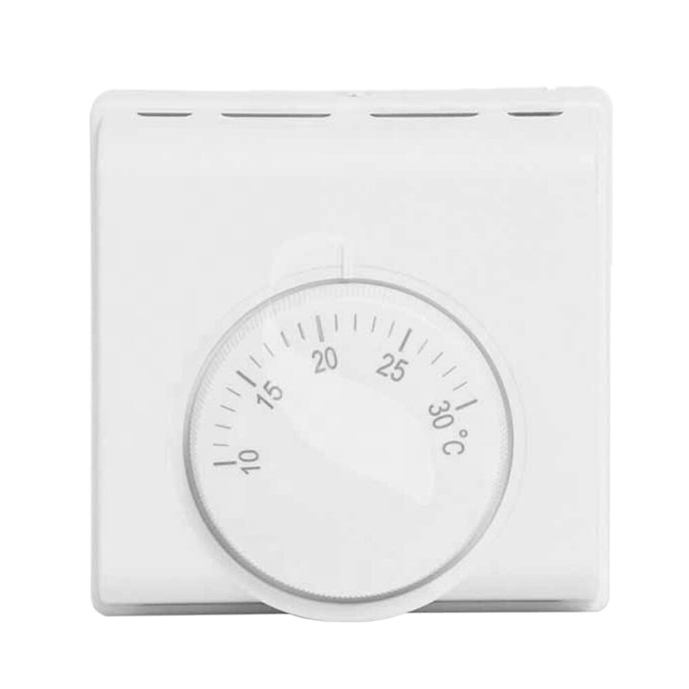 1pc elektrisk gulvvarme rumtermostat temperaturregulator switch varm regulator mekanisk manuel opvarmningstermostat