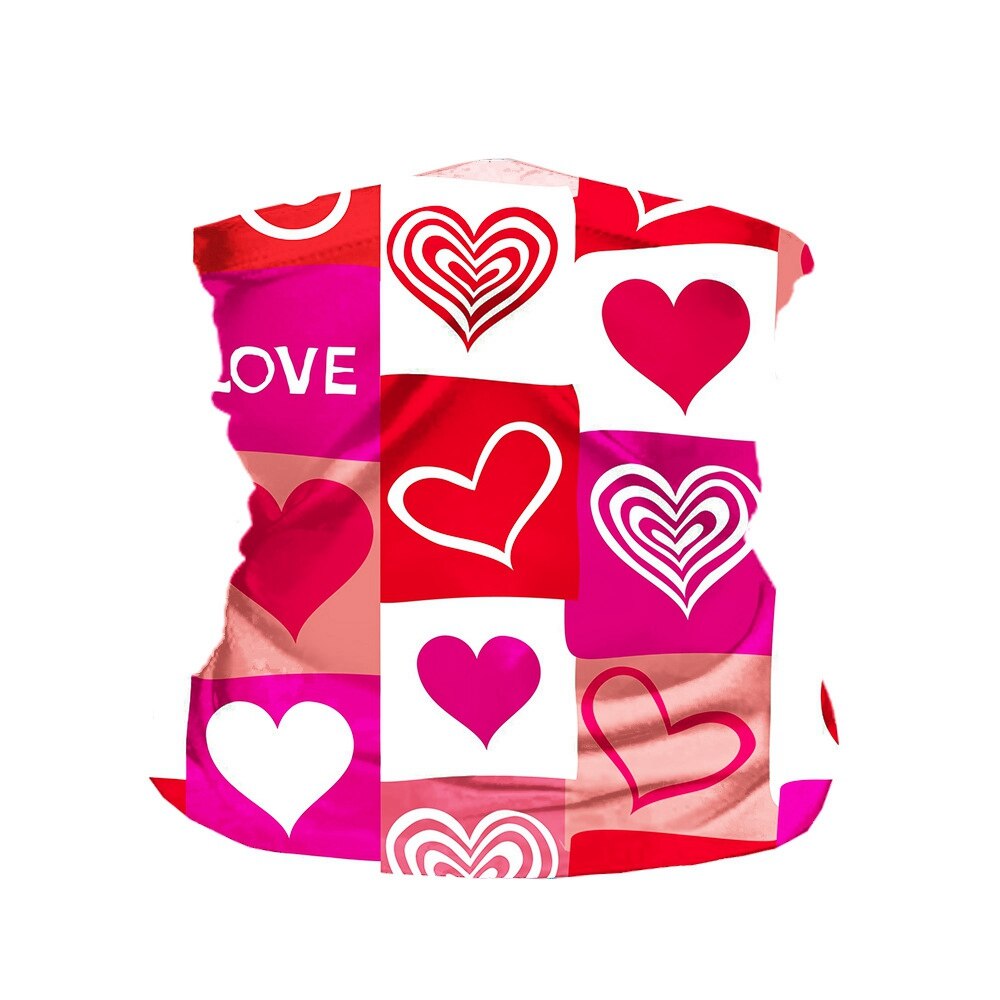 Gedruckt Elastische freundlicher Kopf Gesicht Hals Gamasche Rohr Bandana Schal draussen Sport Radfahren Zubehör Halbe Gesicht Schals: 2