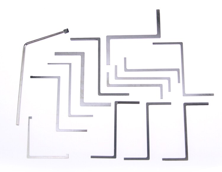 14pcs HUK Tension Tools Wrench Tool with Broken Key Remove Tools PickingTool Kit