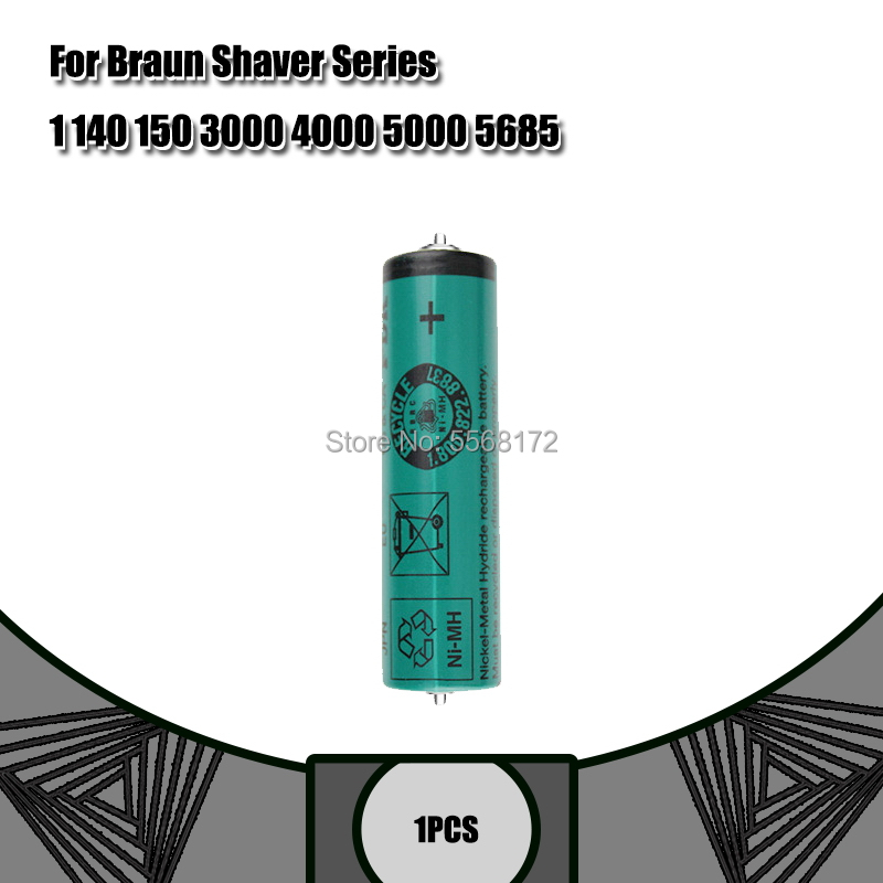 Braun rakapparat batteri 150s-1 320s-4 380s-4 390cc-4 350cc-4 330 1.2v ni-mh uppladdningsbart batteri för fdk: 1 st