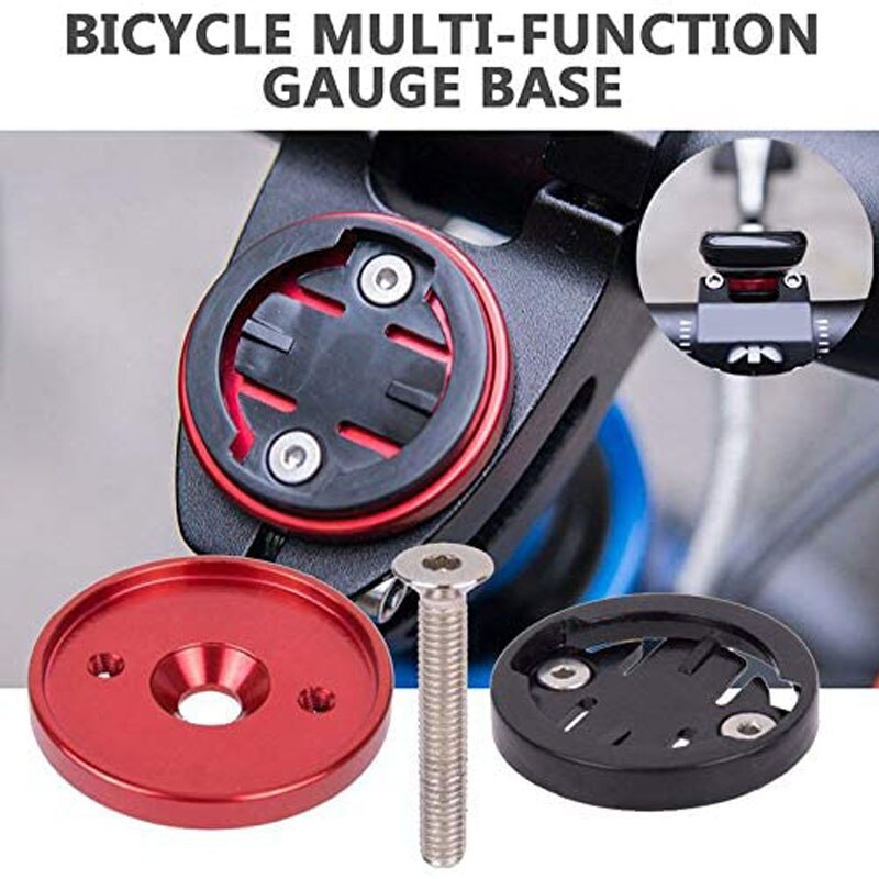 Mtb Bike Code Tabel Basis Computer Houder Stem Top Cap Fietsen Stopwatch Gps Snelheidsmeter Mount Beugel Voor Garming Bryton Cateye