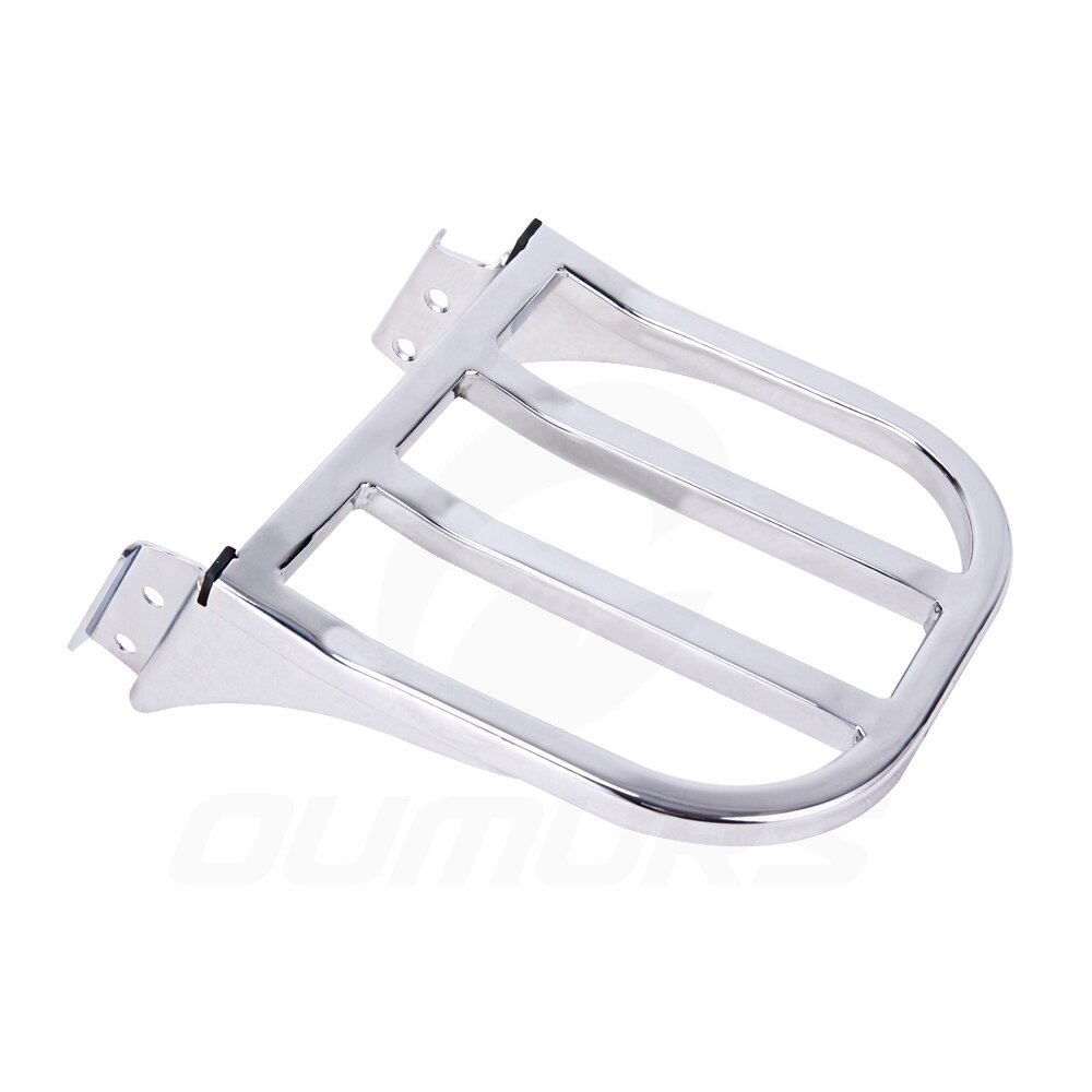 OUMURS Motorcycle Sissy Bar Backrest Luggage Rack Fits for Harley Sportster XL 04-17 Dyna Softail 84-05 FLST FLSTC FLSTSC 06-17