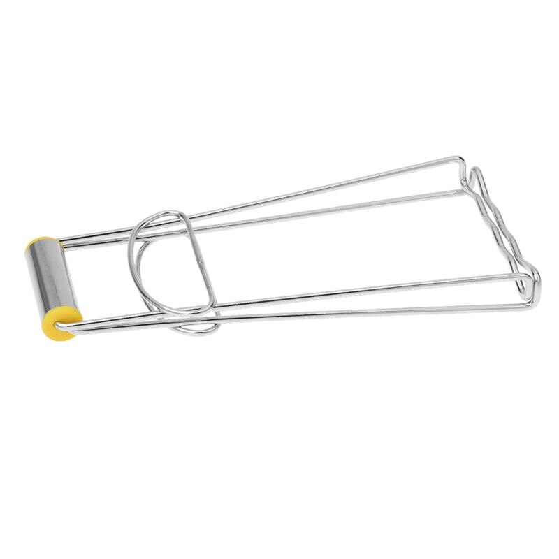Kok chef roestvrijstalen opvouwbare schaal bord clip tang