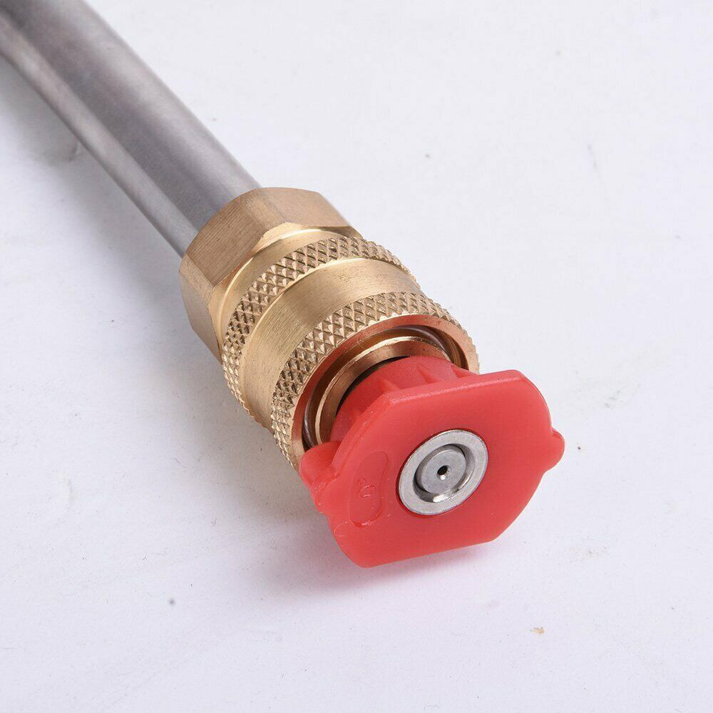 High Pressure Car Power Washer Spray Wand Lance 5 Nozzle Kit Washing Machines Metal Jet Lance Nozzles Adapter garden water wash