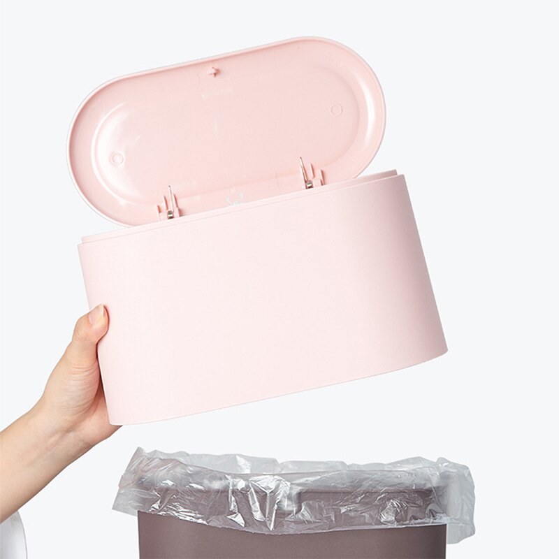 Papelera pequeña para escritorio, Mini papelera de escritorio, pequeña, de sobremesa