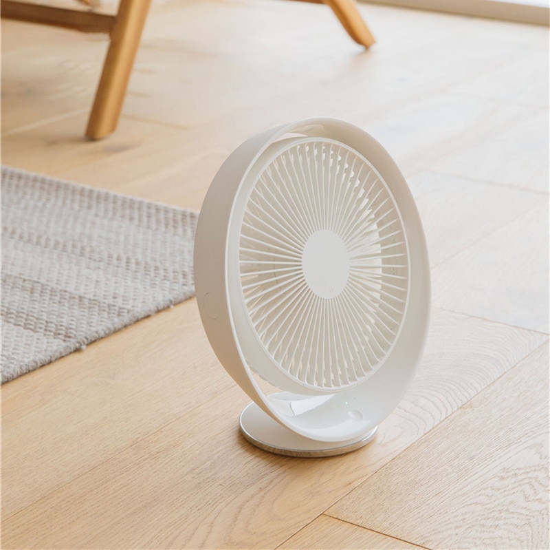 Xiaomi 3 life stationär fläkt luftcirkulation laddningsbar elektrisk fläkt naturlig vind usb laddningsbar bordsfläkt