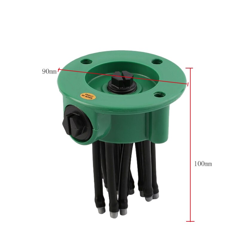 Analogue Two Dial Plastic Water Timer Valve Multi-function Garden Automatic Electronic Watering Faucet Irrigation Controller #G: A Nozzle 90x100mm