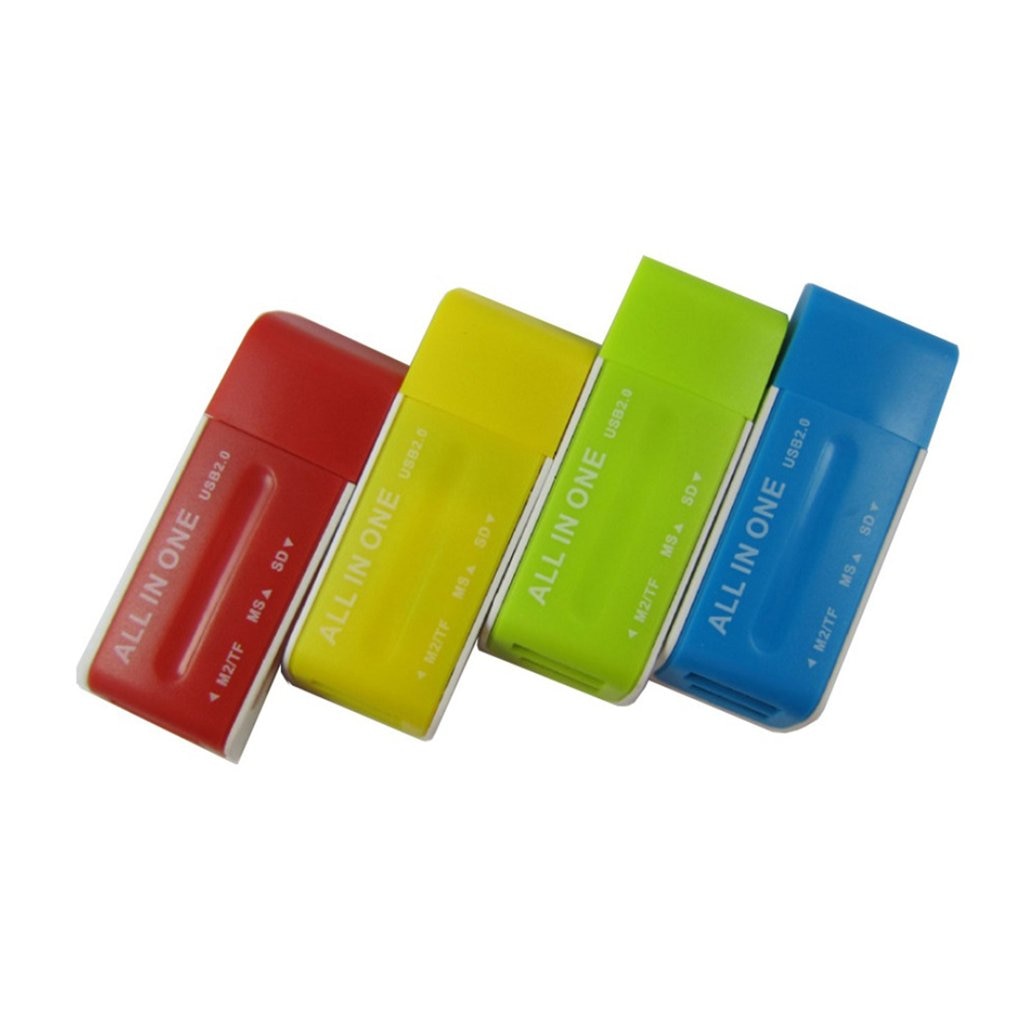 USB 2.0 Memory Multi Flash Card Reader Adapter For SD TF M2 MS