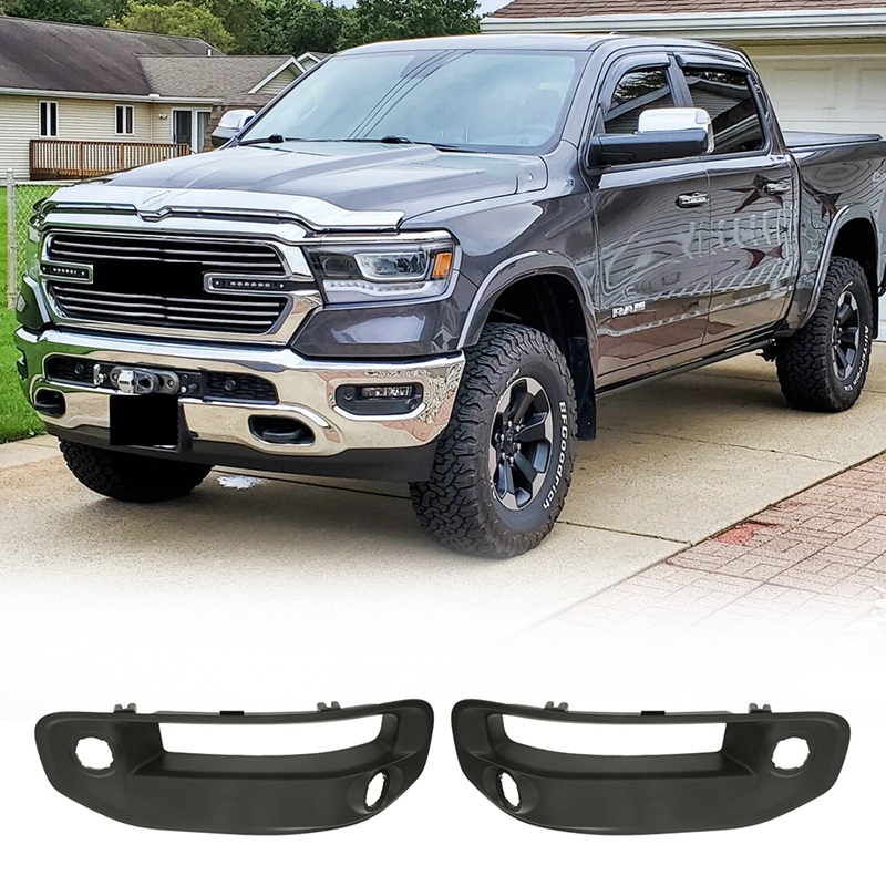 For RAM 1500 68312234AB Fog Lamp Bezel Kit Right &amp; Left Side