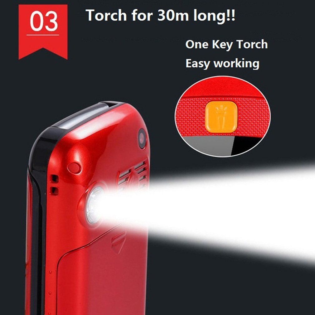 F899 one-button shortcut function hearing aid full voice king strong vibration love dial old blind mobile phone