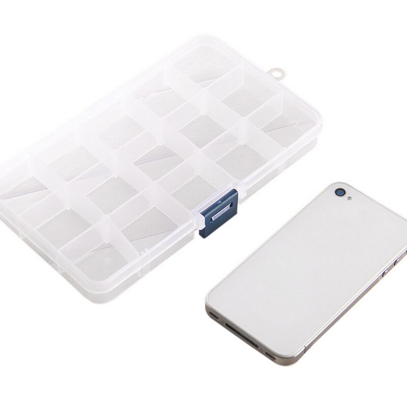 Grille Multiple acrylique transparent maquillage organisateur boîte de rangement rouge à lèvres ongles perceuse vernis organisateur cosmétique bijoux support de la boîte