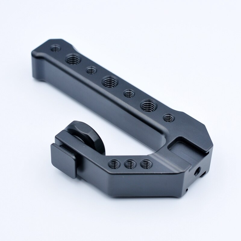 Dslr Camera Handgreep Metalen Shoe Adapter Mount Universele Handgreep Voor Camera Fill Licht Microfoon 1/4 3/8 Schroef