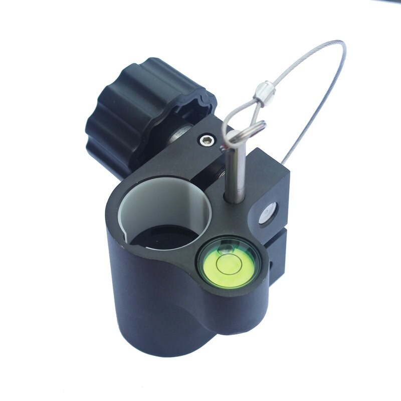 Élément de nivellement noir niveau de perles à bulles, niveau de haute précision pour CHCNAV GPS, tige de centrage en fibre de carbone, 25mm