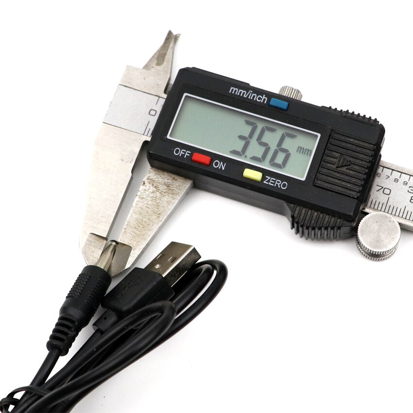 USB Male to 3.5mm port DC Power Plug USB charging cable Barrel Connector 5V Cable for flashlight direct charging