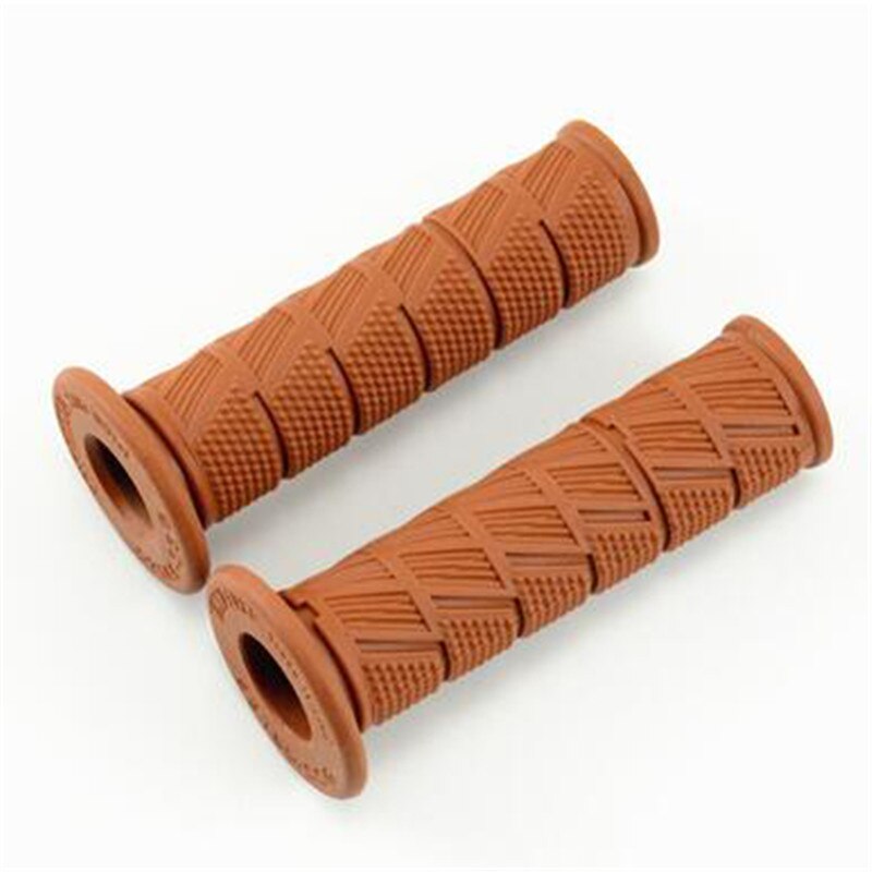 Guidon de moto universel, accessoires rétro de 22MM, pièces de moto pour kawasaki honda suzuki benelli yamaha Harley moto grip: 3 coffee