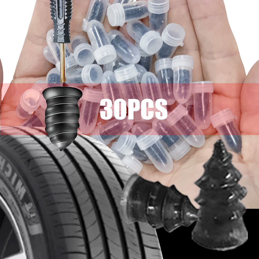 10/30Stck Auto Reifen Reparatur Gummi Nagel einstellen Universal- Auto Motorrad Reifen Reparatur NäGel Lkw Rolle Fahrrad Reifen punktion Reparatur Werkzeug