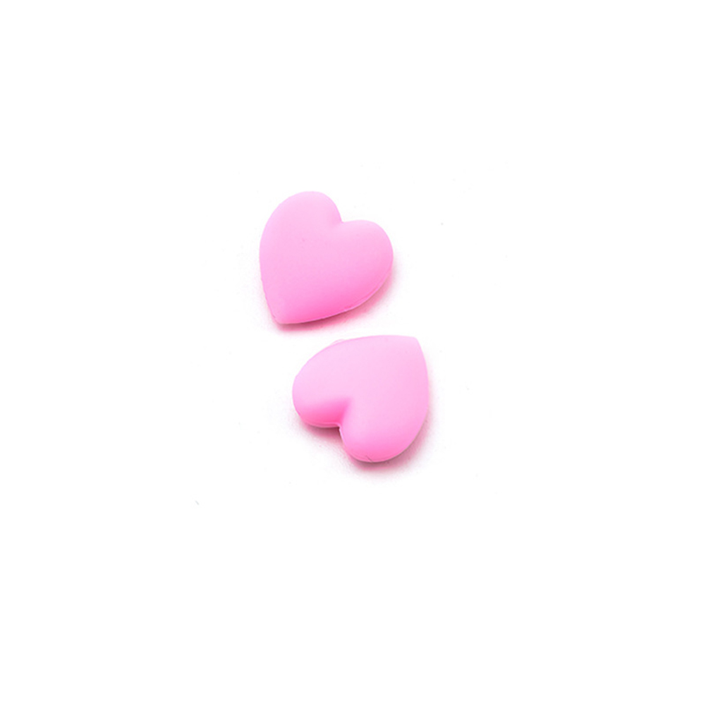 Soporte antideslizante de silicona con forma de corazón para gafas, accesorio elástico para patillas, con gancho para la oreja y espejo: Rosa