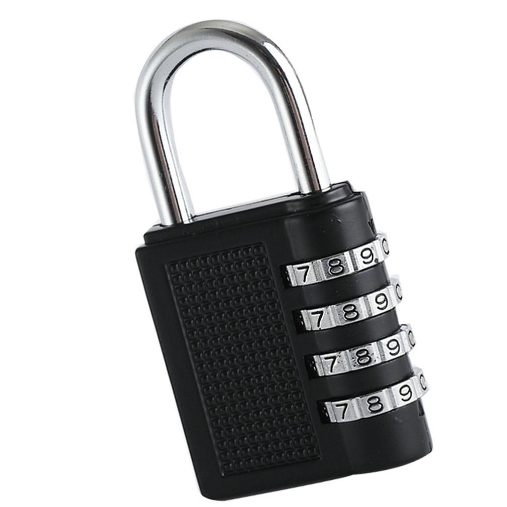 Combination Lock Home Security Padlock Weather Proof Padlock With 4-Digit Smooth Dial For School, Gym, Outdoor Shed Locker