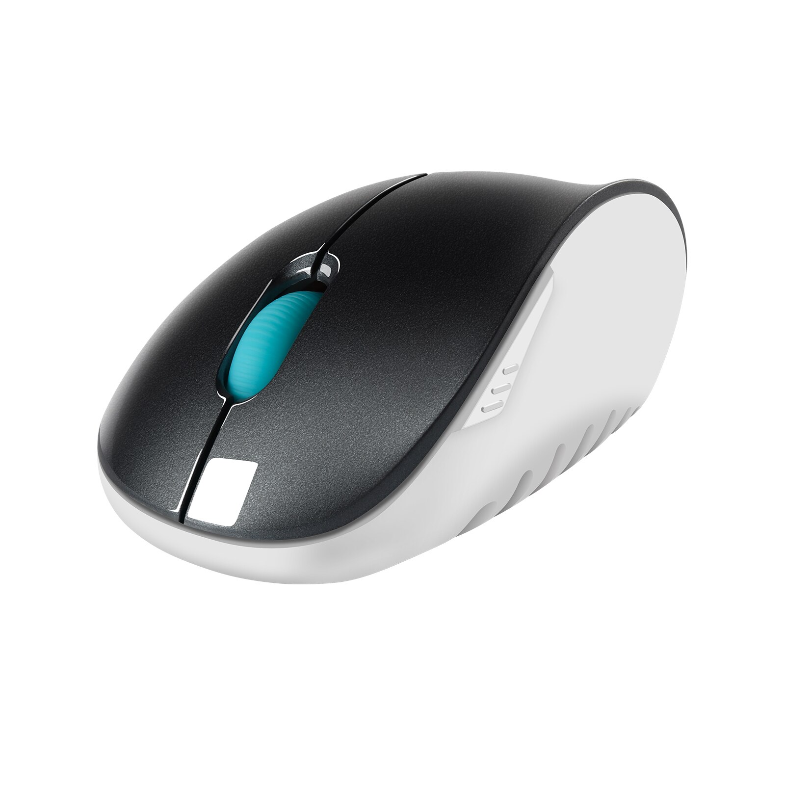 Sem fio 2.4ghz mouse usb optical rosa mouse vertical 4 botões 1600dpi ergonômico ratos gaming copmputer mause para portátil gamer: Only Black Mouse