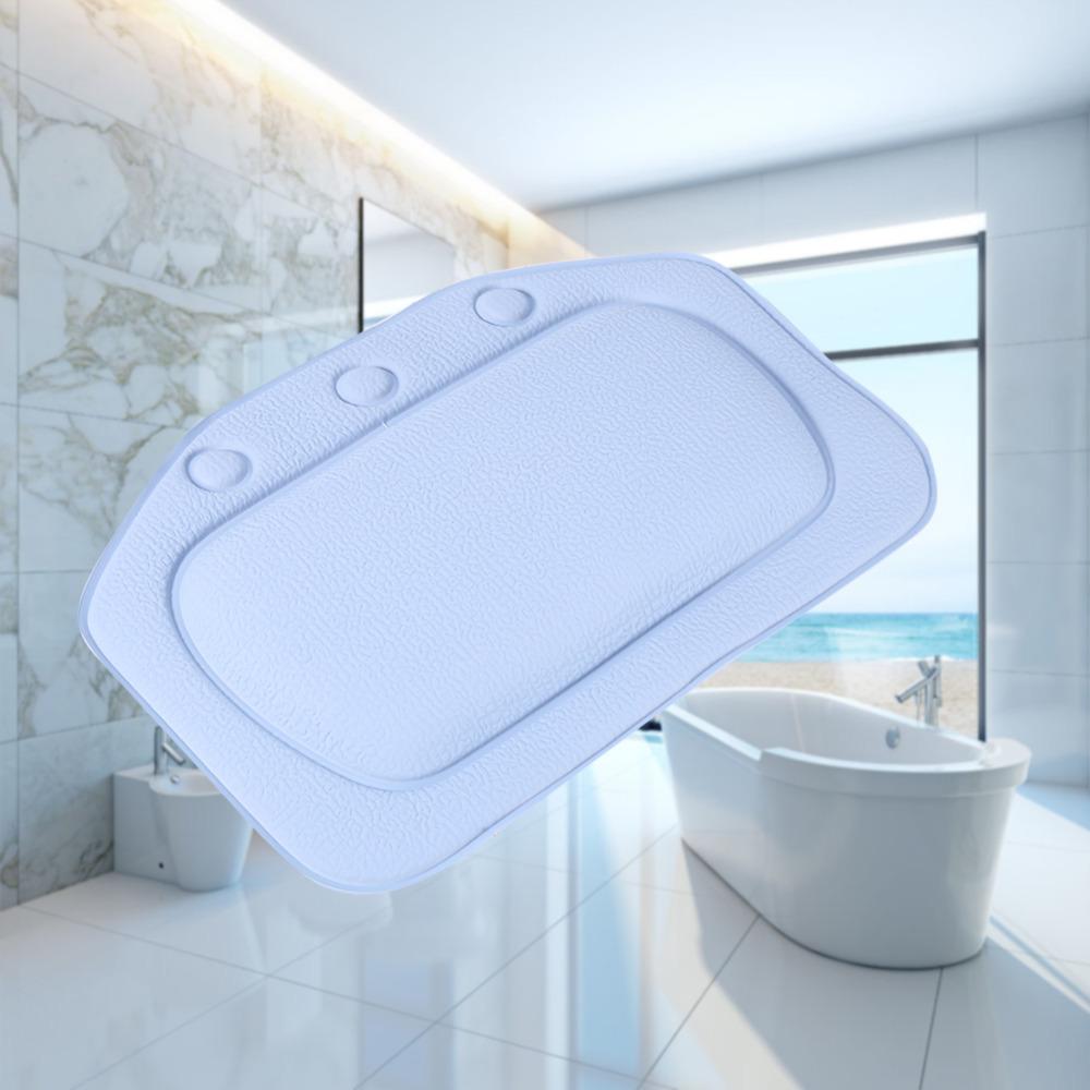 Almohada impermeable para bañera, reposacabezas de bañera con ventosa, productos de baño para el hogar, 20 unidades