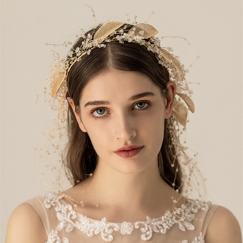 Diadema De Cristal Para Novia Bohemio Ajustable Hecha A Mano | Meses