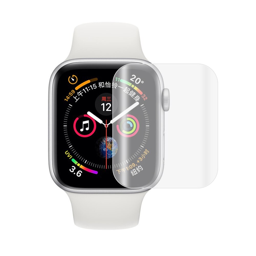 Folia Ochronna Hydrożel TPU 3D do Apple Watch Series 4 3 2 1 - Pełne Pokrycie Ekranu