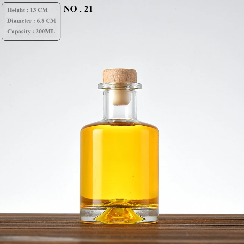 Carino di piccole dimensioni tutto'aperto senza piombo bottiglia di vetro di vino barware Whisky decantatore liquore decantatore: Viola