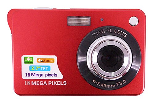 GDC8026 waterdichte digitale camera / 21 MP / 1080P FHD / 2,8 TFT LCD- scherm/onderwatercamera voor kinderen/tieners/studenten/beginners/ouderen ( Rood