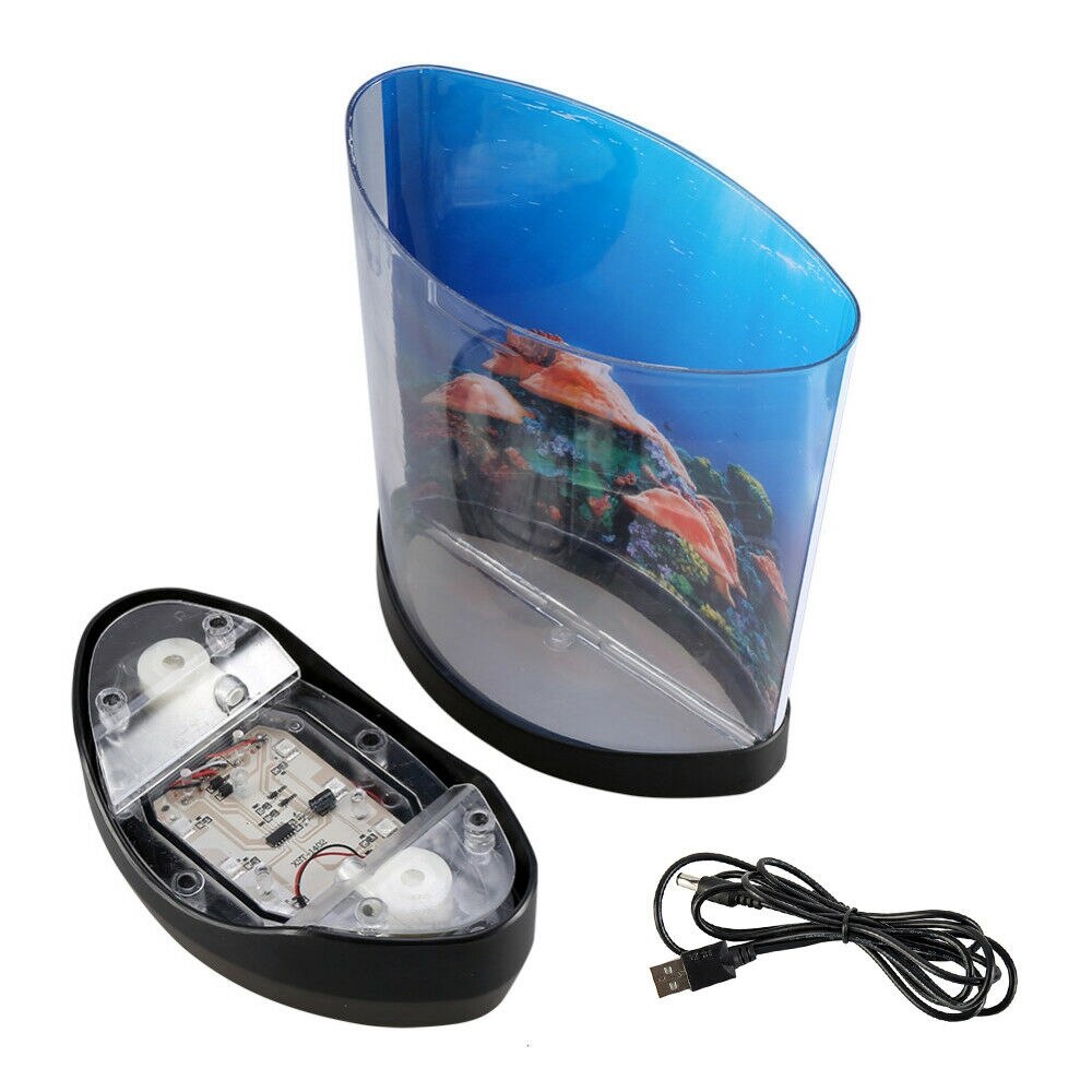 Lampe LED d&#39;ambiance pour Aquarium, méduse, couleur changeante, luminaire décoratif d&#39;intérieur, idéal pour un bureau