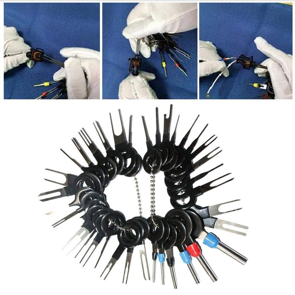 36 Pcs/set Auto Electrical Wiring Terminal Puller Tool Car Terminals Removal Tool Electrical Wiring Crimp Connector Pin Kit