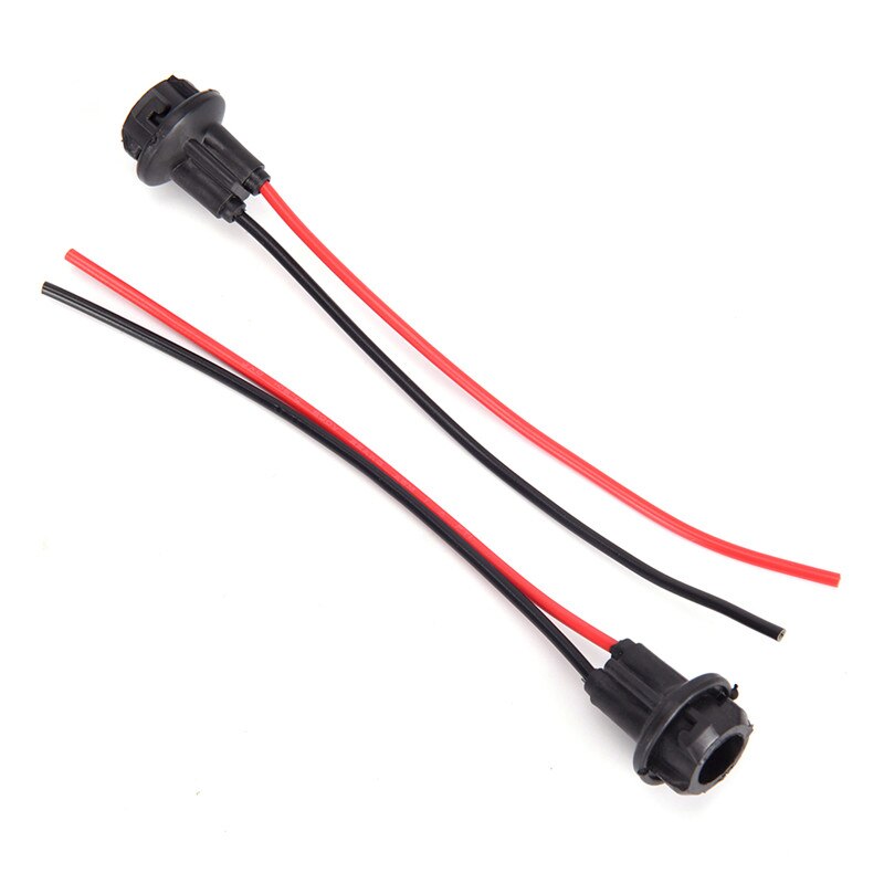 Soporte para casquillo de bombilla T10 W5W, compatible con coche, camión, barco, Conector de goma suave,