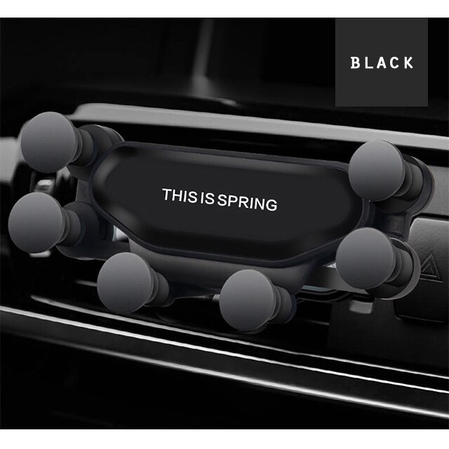 Uchwyt samochodowy telefon kratka wentylacyjna wspornik obsady dla Lexus jest350 GS430 RX400h RX330 jest250 ES330 LF-A jest-F lf-xh UX RC ES: czarny