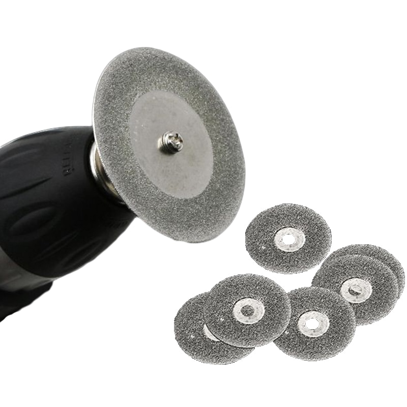 10 stuks diamantslijpschijven en boor, mini cirkelzaag, mini scherpe diamantslijper, roterende slijpschijf, doe-het-zelf gereedschap