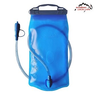 Water Reservoir Water Bladder Hydration Pack Storage Bag BPA Free - 1L 1.5L 2L Running Hydration Vest Backpack: 2L Blue  LOCALLION