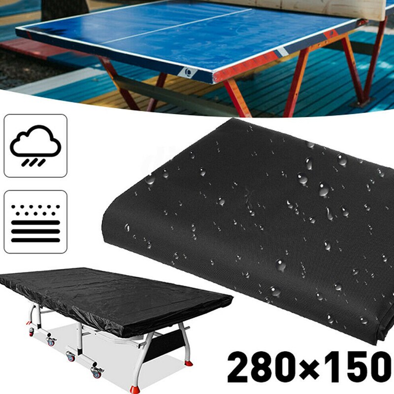 Tennis Pingpong Tisch Abdeckung 280x150cm Wasserdicht Staubdicht Schutz für Indoor Outdoor SAL99
