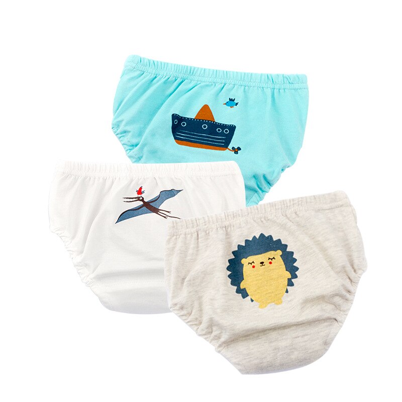 3Pcs/Set Baby Diapers Reusable Training Pants Washable Cloth Nappy Diaper Cotton Potty Panties Underwear: Diapers 2 / 120CM 23KG