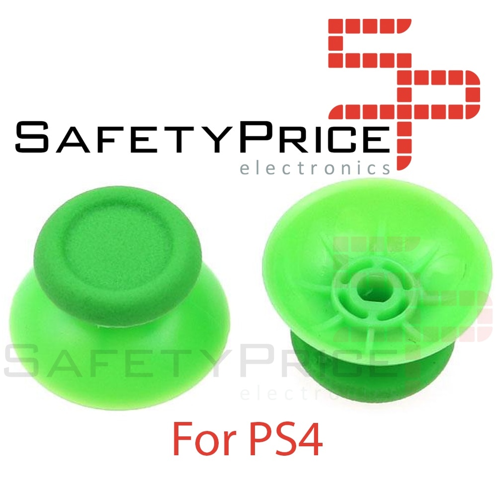 2x JOYSTICK PS4 ANALOGICO MANDO THUMB STICK BOTONES R3 L3 VERDE